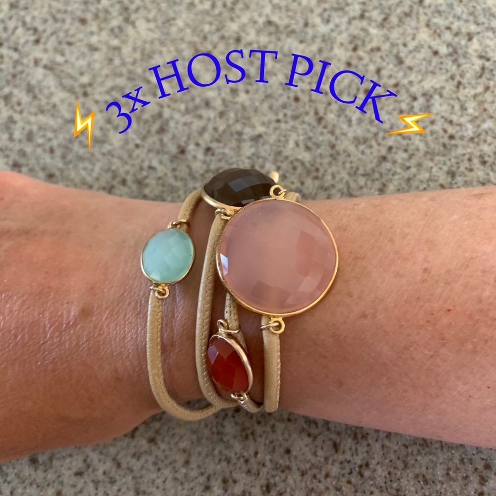 👉MARJANA v. BERLEPSCH Multi-Chalcedony Bracelet👈